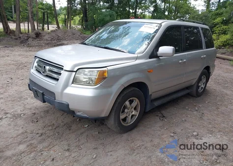 2006 Honda Pilot Ex-L from USA, damaged, VIN 2HKYF18626H556743